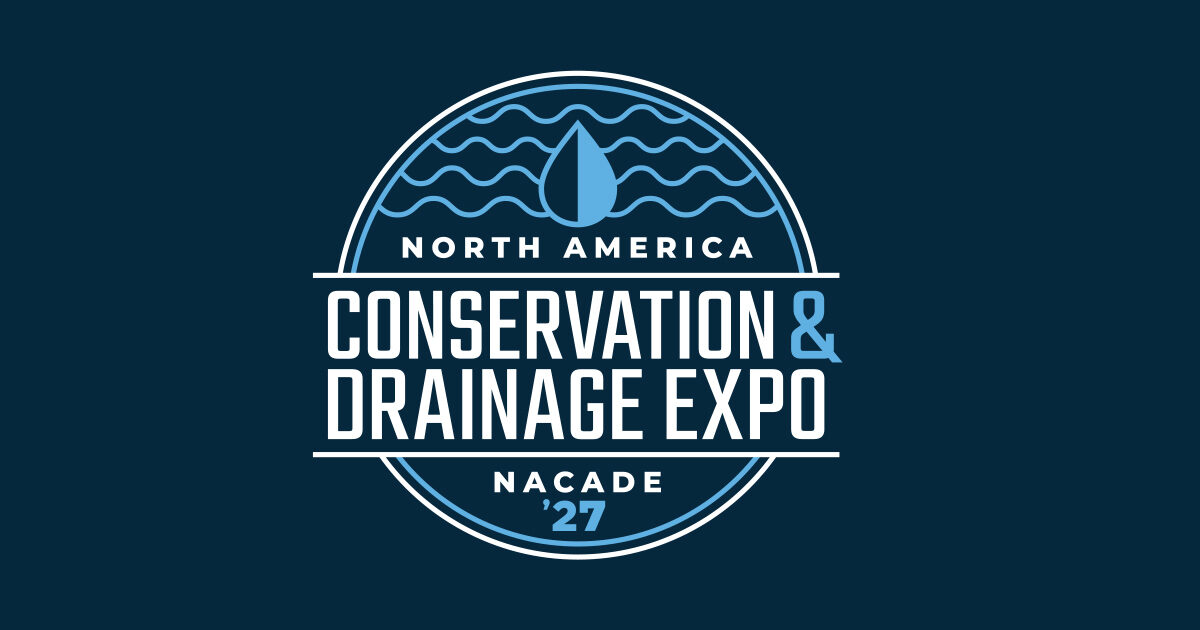 North America Conservation and Drainage Expo (NACADE) logo